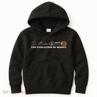 The Evolution Of Money Bitcoin Btc Crypto Cryptocurrency Kids Hoodie thumb 0