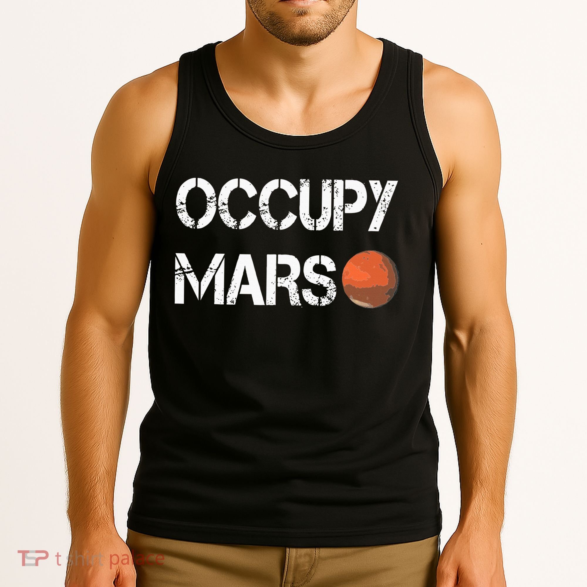 The Explorer Occupy Mars Space Tank Top
