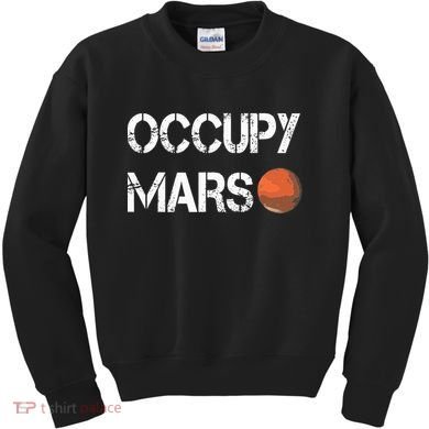 The Explorer Occupy Mars Space Kids Sweatshirt