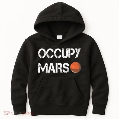 The Explorer Occupy Mars Space Kids Hoodie