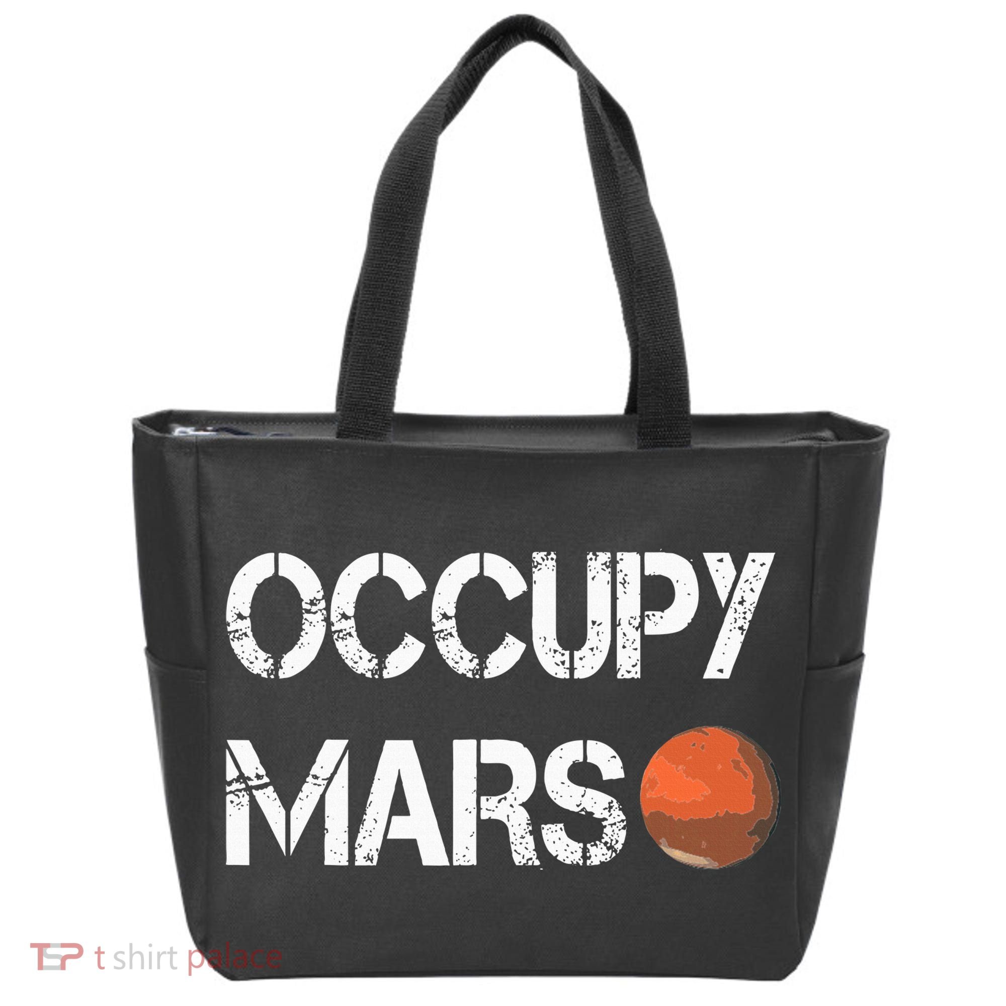 The Explorer Occupy Mars Space Tote Bag