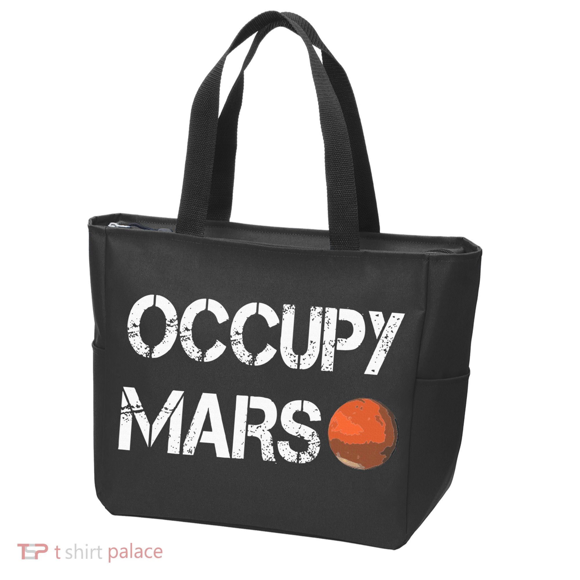The Explorer Occupy Mars Space Tote Bag