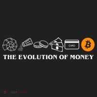 The Evolution Of Money Bitcoin Crypto Women's Sweatshirt thumb 2