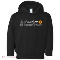 The Evolution Of Money Bitcoin Crypto Toddler Hoodie thumb 0
