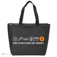 The Evolution Of Money Bitcoin Crypto Tote Bag thumb 0