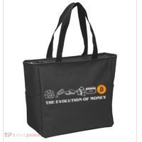 The Evolution Of Money Bitcoin Crypto Tote Bag thumb 2