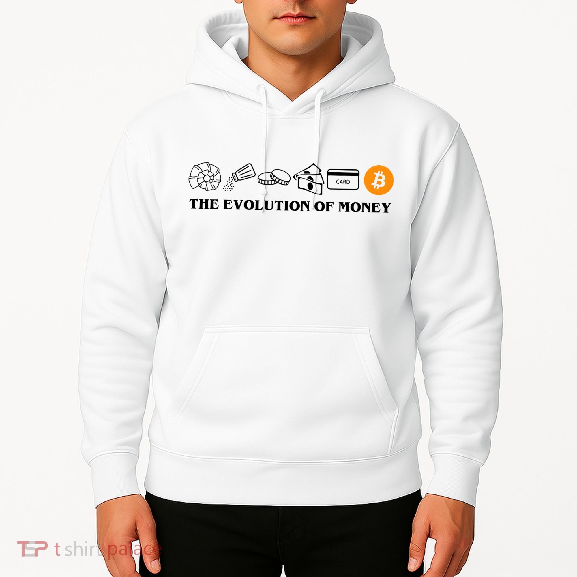 The Evolution Of Money Bitcoin Crypto Hoodie