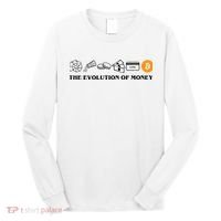The Evolution Of Money Bitcoin Crypto Long Sleeve Shirt thumb 0