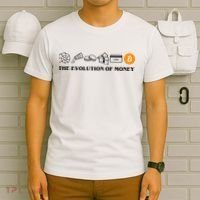 The Evolution Of Money Bitcoin Crypto T-Shirt thumb 6