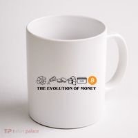 The Evolution Of Money Bitcoin Crypto Coffee Mug thumb 1