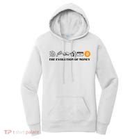 The Evolution Of Money Bitcoin Crypto Women's Hoodie thumb 0