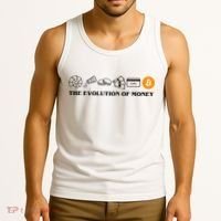 The Evolution Of Money Bitcoin Crypto Tank Top thumb 3