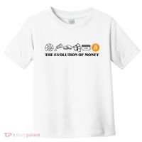The Evolution Of Money Bitcoin Crypto Toddler T-Shirt thumb 0
