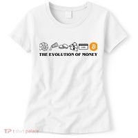 The Evolution Of Money Bitcoin Crypto Women's T-Shirt thumb 0