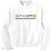 The Evolution Of Money Bitcoin Crypto Kids Sweatshirt thumb 0