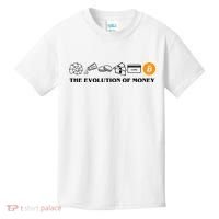 The Evolution Of Money Bitcoin Crypto Kids T-Shirt thumb 0