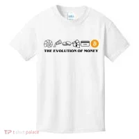 The Evolution Of Money Bitcoin Crypto Kids T-Shirt thumb 0