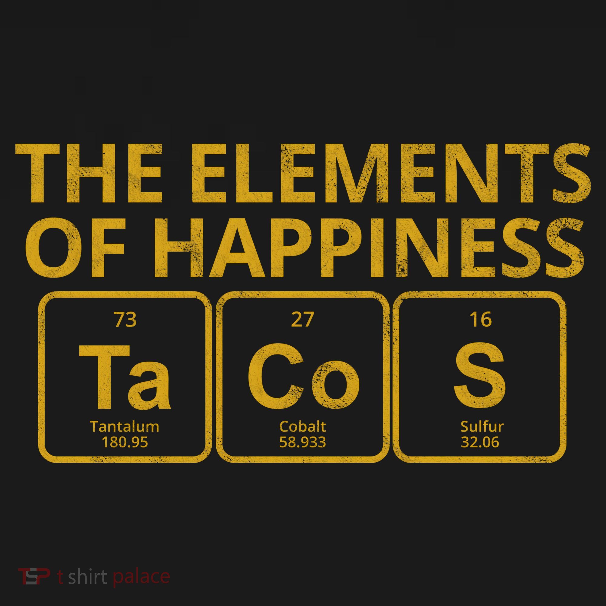 The Elements Of Happiness Taco Lover Apron
