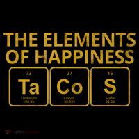 The Elements Of Happiness Taco Lover Women's Hoodie thumb 2