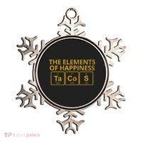 The Elements Of Happiness Taco Lover Ornament thumb 0
