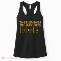 The Elements Of Happiness Taco Lover Women's Tank Top thumb 0