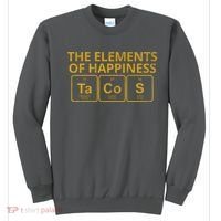 The Elements Of Happiness Taco Lover Sweatshirt thumb 0