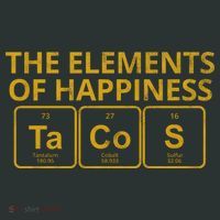 The Elements Of Happiness Taco Lover Baby Bodysuit thumb 2