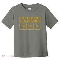 The Elements Of Happiness Taco Lover Toddler T-Shirt thumb 0