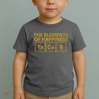 The Elements Of Happiness Taco Lover Toddler T-Shirt thumb 2
