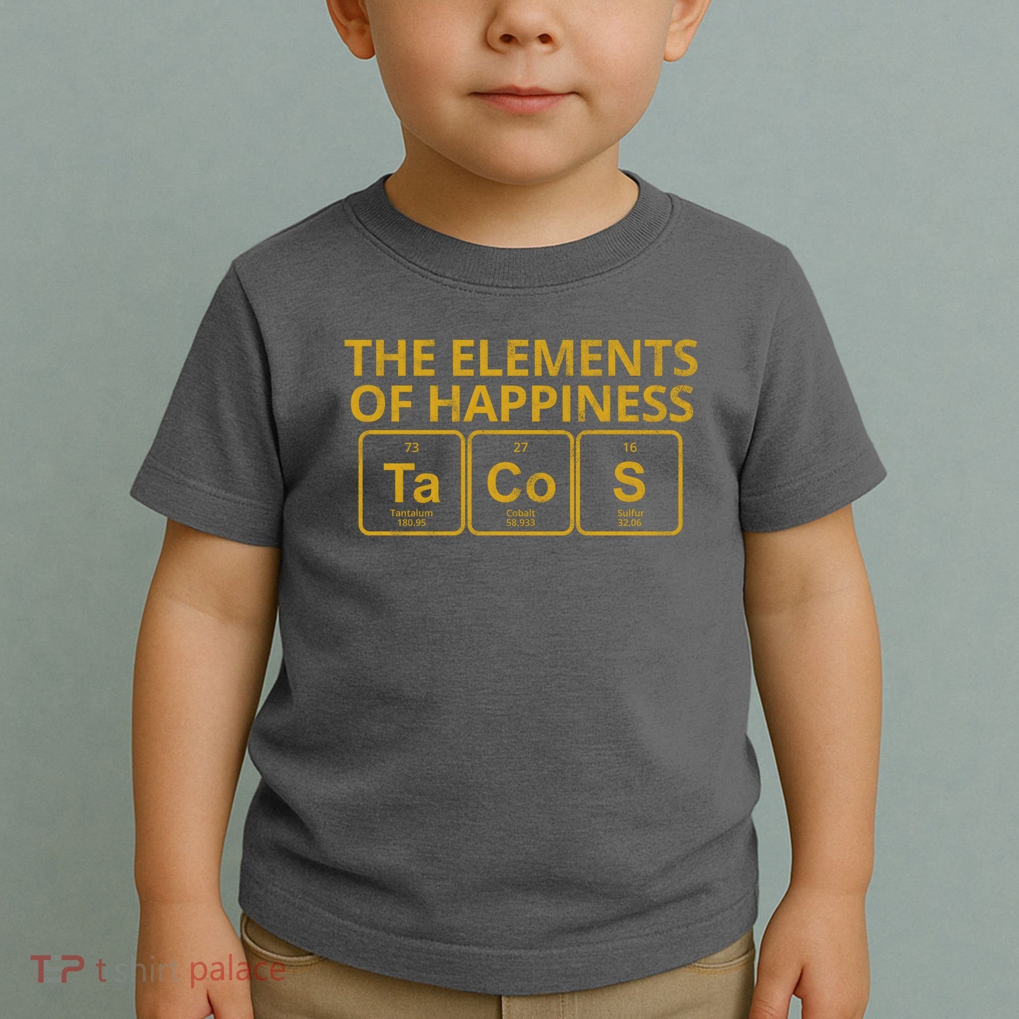 The Elements Of Happiness Taco Lover Toddler T-Shirt