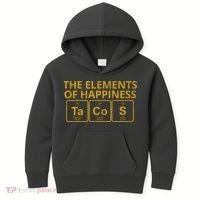 The Elements Of Happiness Taco Lover Kids Hoodie thumb 0