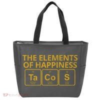 The Elements Of Happiness Taco Lover Tote Bag thumb 0