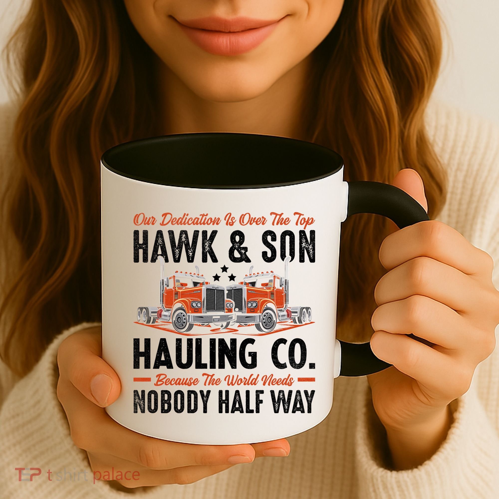 Truck Enthusiast Our Dedication Is Over The Top Funny Coffee Mug