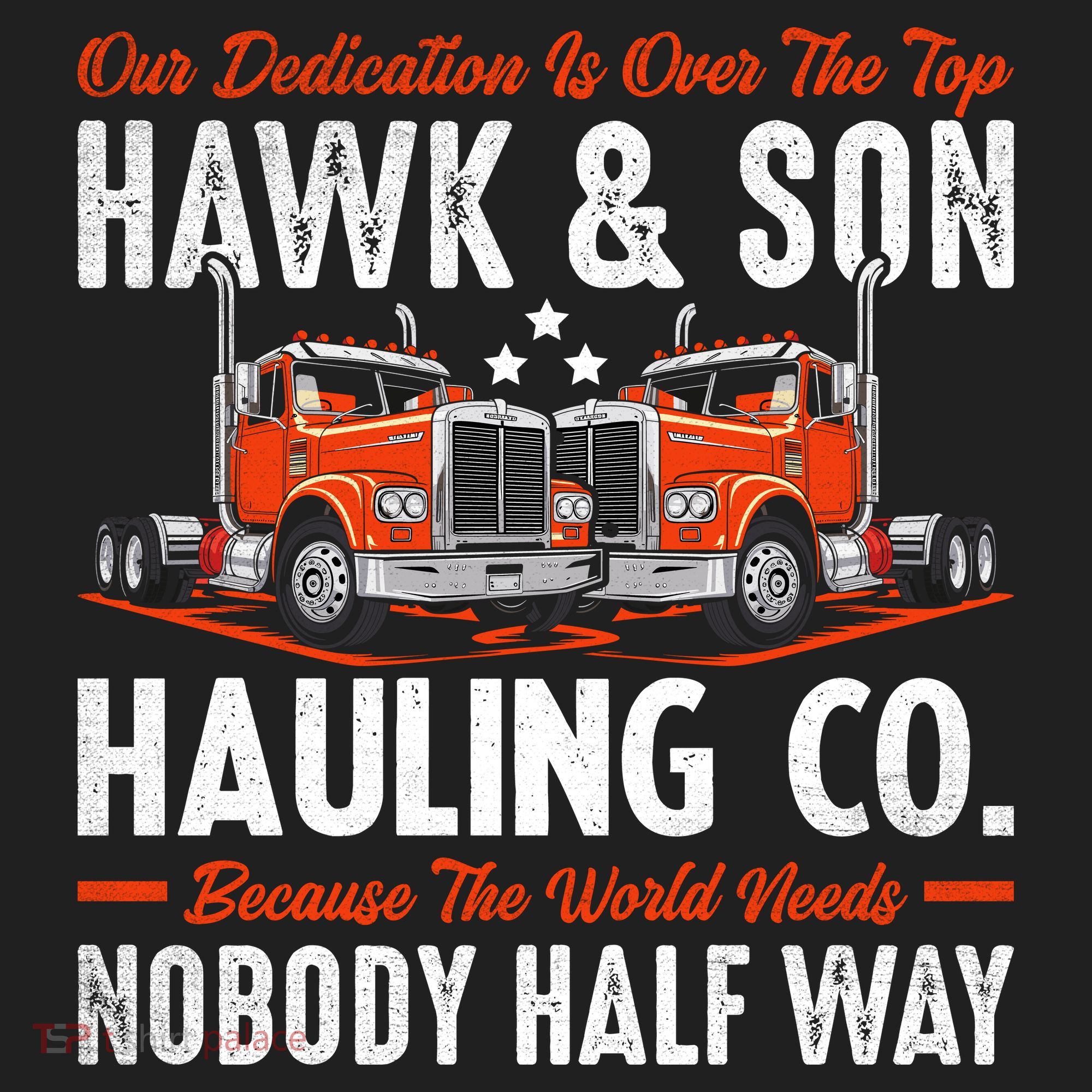 Truck Enthusiast Our Dedication Is Over The Top Funny Golf Towel