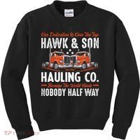 Truck Enthusiast Our Dedication Is Over The Top Funny Kids Sweatshirt thumb 0