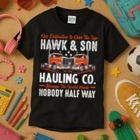 Truck Enthusiast Our Dedication Is Over The Top Funny Kids T-Shirt thumb 3