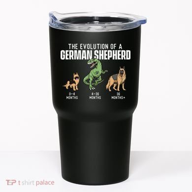 The Evolution Of A German Shepherd Dog Owner Tumbler