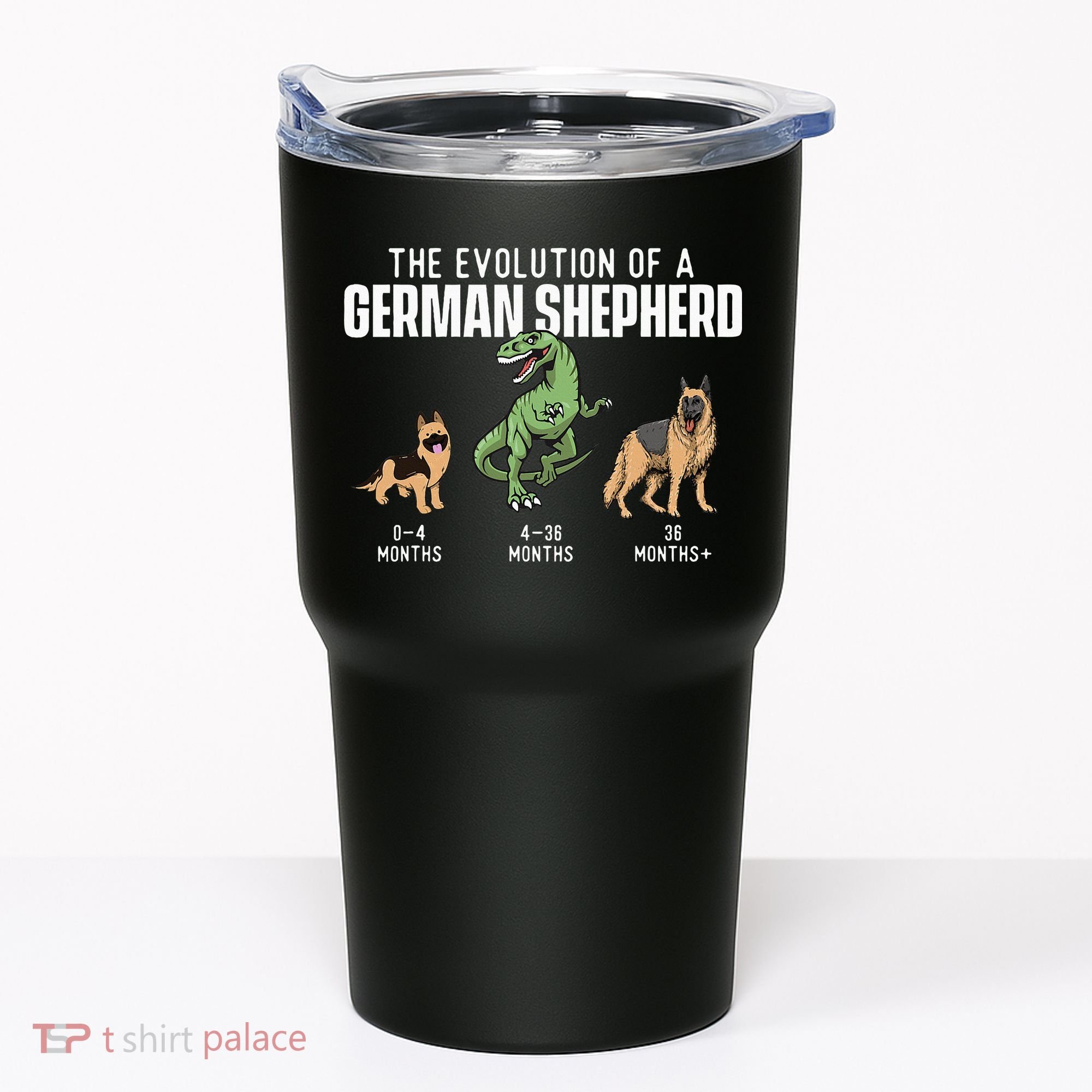 The Evolution Of A German Shepherd Dog Owner Tumbler