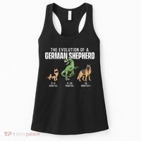 The Evolution Of A German Shepherd Dog Owner Women's Tank Top thumb 0