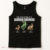 The Evolution Of A German Shepherd Dog Owner Tank Top thumb 2