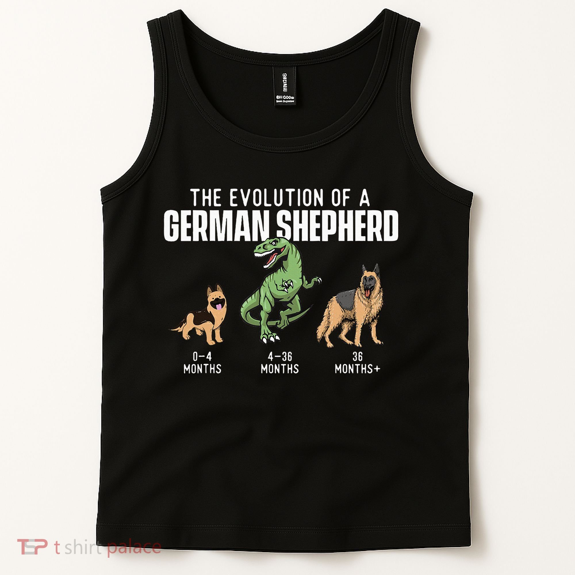 The Evolution Of A German Shepherd Dog Owner Tank Top