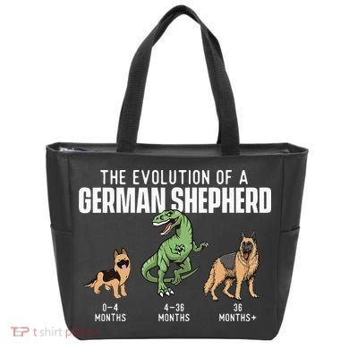 The Evolution Of A German Shepherd Dog Owner Tote Bag