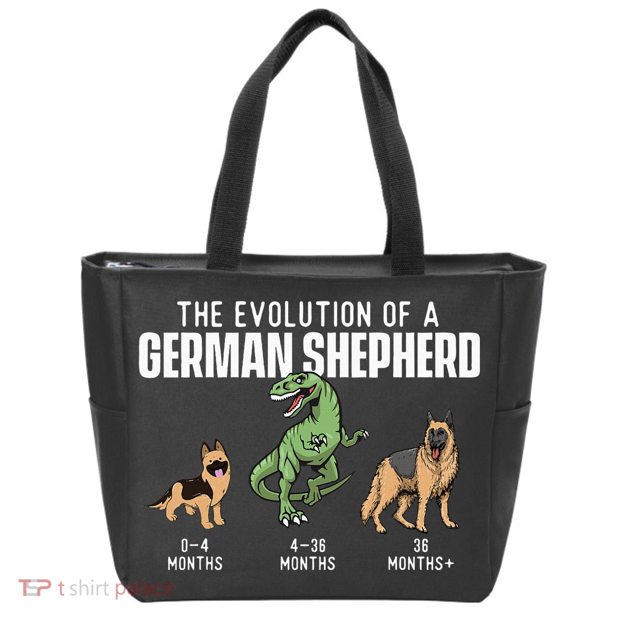 The Evolution Of A German Shepherd Dog Owner Tote Bag