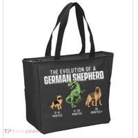 The Evolution Of A German Shepherd Dog Owner Tote Bag thumb 2