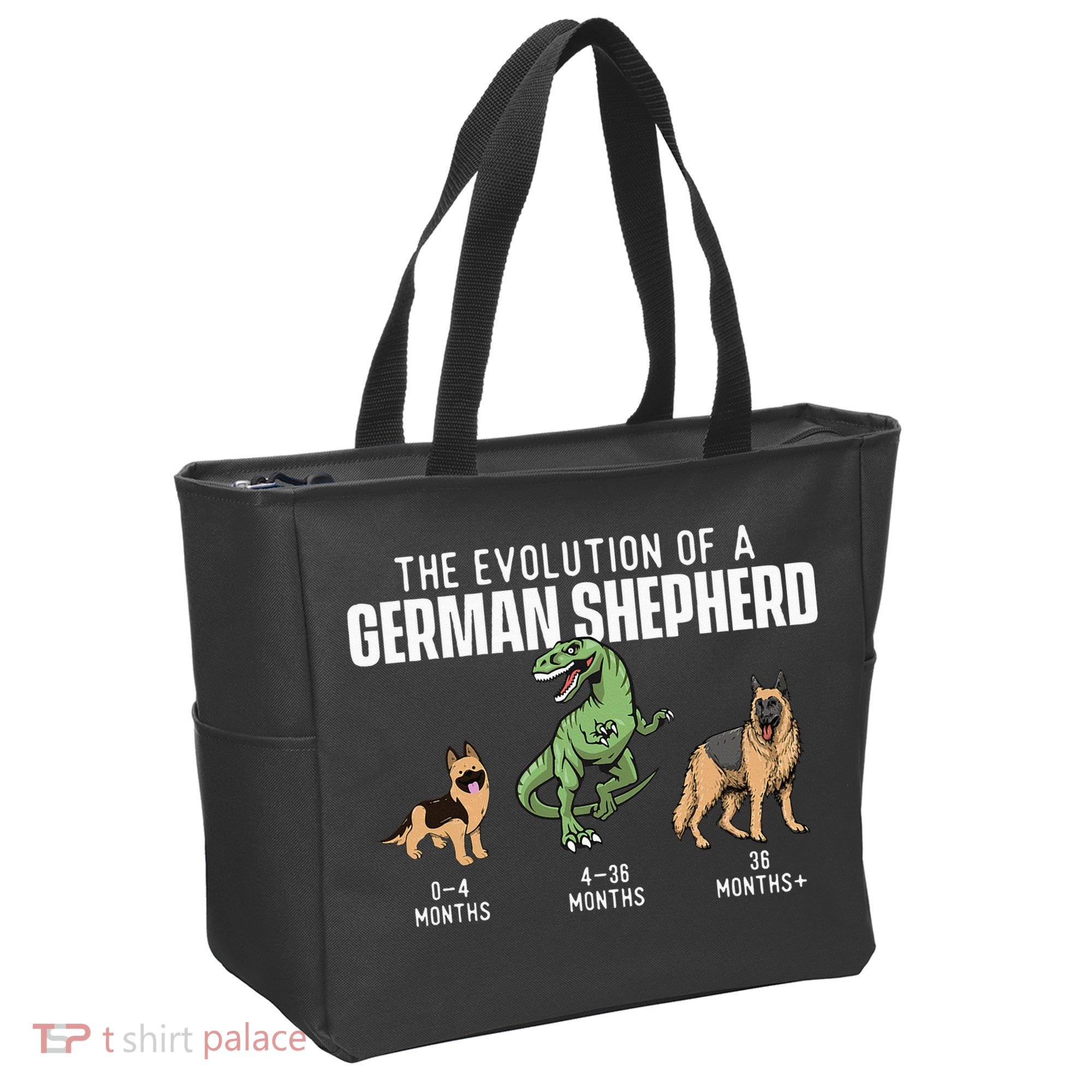 The Evolution Of A German Shepherd Dog Owner Tote Bag