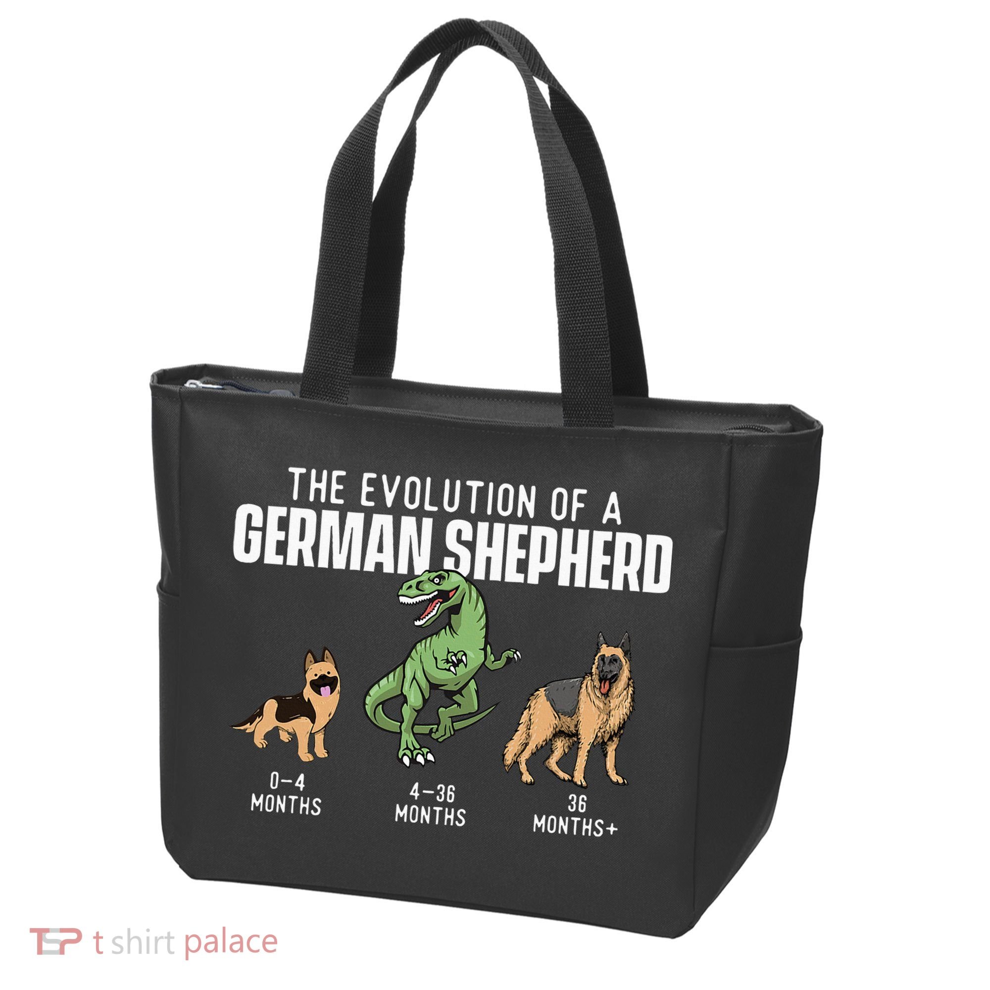 The Evolution Of A German Shepherd Dog Owner Tote Bag