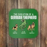 The Evolution Of A German Shepherd Dog Owner Coaster thumb 0