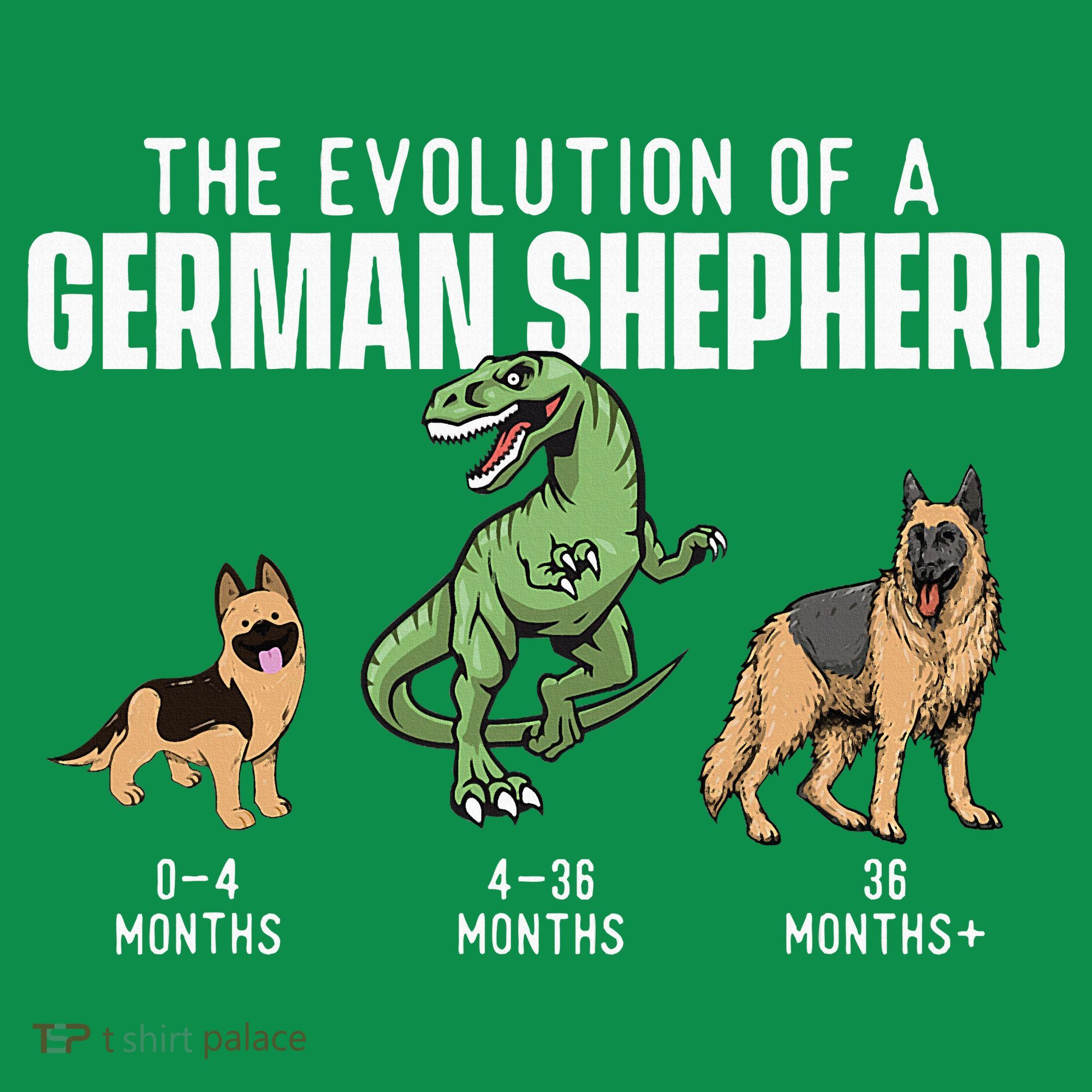 The Evolution Of A German Shepherd Dog Owner Ornament