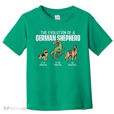 The Evolution Of A German Shepherd Dog Owner Toddler T-Shirt