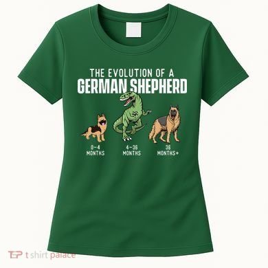 The Evolution Of A German Shepherd Dog Owner Women's T-Shirt